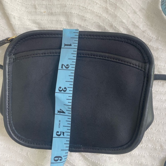 Coach Vintage Hadley zip small shoulder crossbody black leather purse - Picture 6 of 16